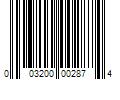 Barcode Image for UPC code 003200002874