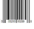 Barcode Image for UPC code 003200002898