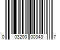 Barcode Image for UPC code 003200003437