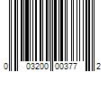 Barcode Image for UPC code 003200003772