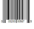 Barcode Image for UPC code 003200005875