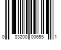 Barcode Image for UPC code 003200006551