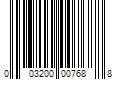 Barcode Image for UPC code 003200007688