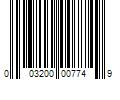 Barcode Image for UPC code 003200007749