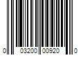 Barcode Image for UPC code 003200009200