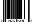 Barcode Image for UPC code 003200009385