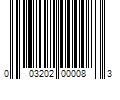 Barcode Image for UPC code 003202000083