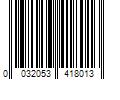 Barcode Image for UPC code 0032053418013