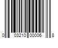 Barcode Image for UPC code 003210000068