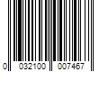 Barcode Image for UPC code 0032100007467