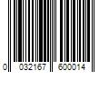 Barcode Image for UPC code 0032167600014