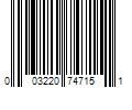 Barcode Image for UPC code 003220747151