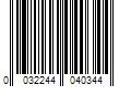 Barcode Image for UPC code 0032244040344