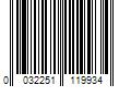 Barcode Image for UPC code 0032251119934