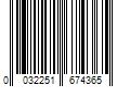 Barcode Image for UPC code 0032251674365