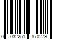 Barcode Image for UPC code 0032251870279