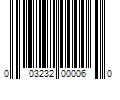 Barcode Image for UPC code 003232000060