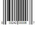 Barcode Image for UPC code 003242000067