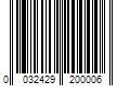 Barcode Image for UPC code 0032429200006