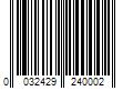 Barcode Image for UPC code 0032429240002