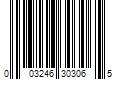 Barcode Image for UPC code 003246303065