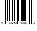 Barcode Image for UPC code 003260000063