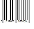 Barcode Image for UPC code 0032602022050