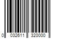 Barcode Image for UPC code 0032611320000