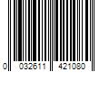 Barcode Image for UPC code 0032611421080