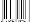 Barcode Image for UPC code 0032622024003