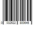 Barcode Image for UPC code 0032622800645