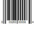 Barcode Image for UPC code 003263000084