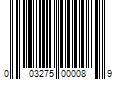 Barcode Image for UPC code 003275000089