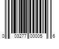 Barcode Image for UPC code 003277000056