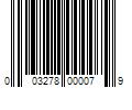 Barcode Image for UPC code 003278000079