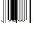 Barcode Image for UPC code 003286000061