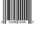 Barcode Image for UPC code 003295000090