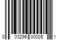 Barcode Image for UPC code 003296000051