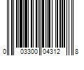 Barcode Image for UPC code 003300043128