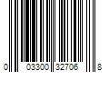 Barcode Image for UPC code 003300327068