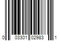 Barcode Image for UPC code 003301029831