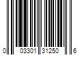 Barcode Image for UPC code 003301312506