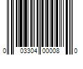 Barcode Image for UPC code 003304000080