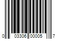 Barcode Image for UPC code 003306000057