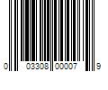 Barcode Image for UPC code 003308000079