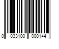 Barcode Image for UPC code 0033100000144