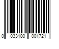 Barcode Image for UPC code 0033100001721