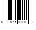 Barcode Image for UPC code 003311000097