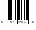 Barcode Image for UPC code 003319043850