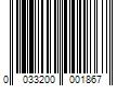 Barcode Image for UPC code 0033200001867